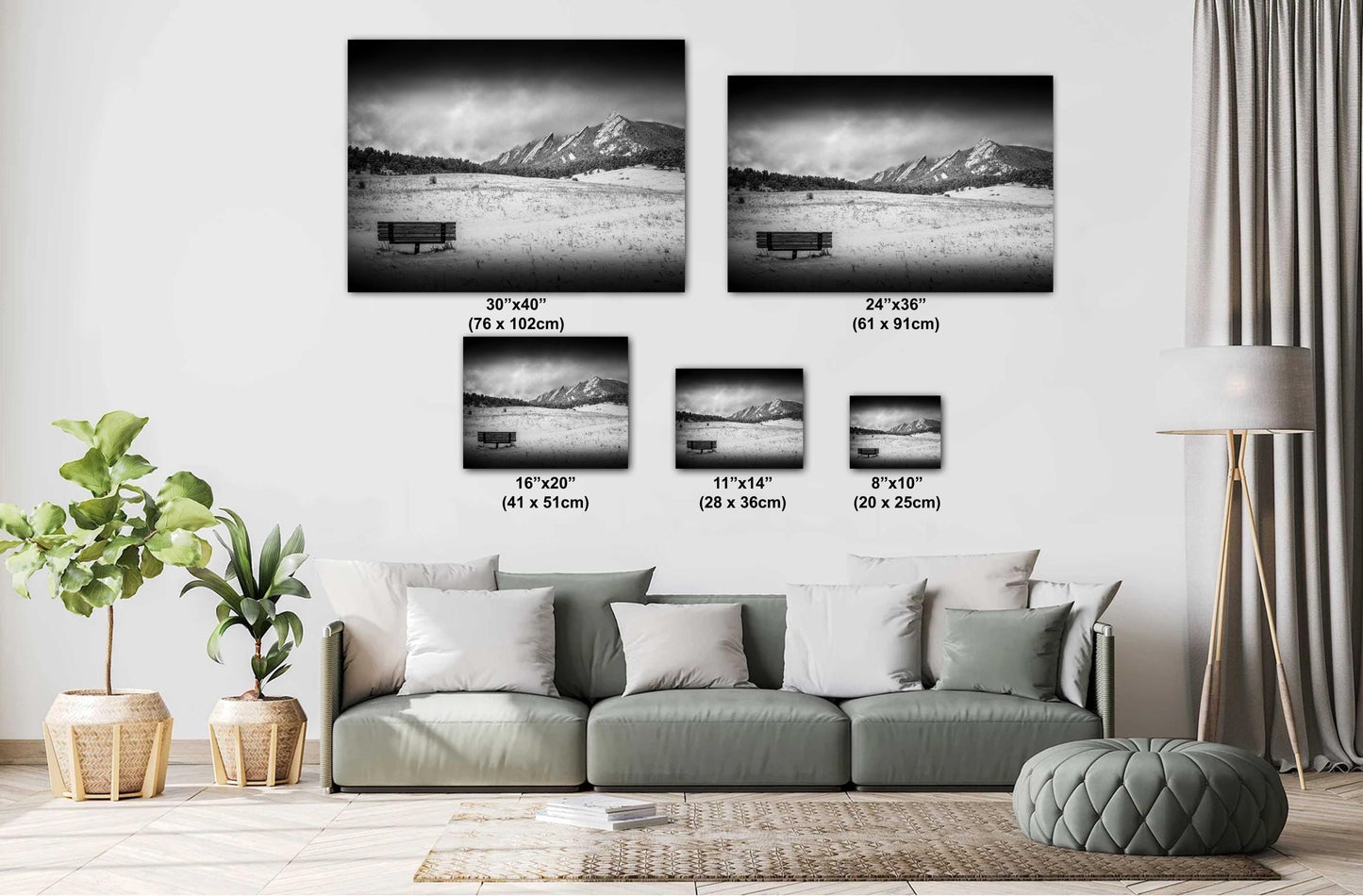 Boulder Flatirons Print – Colorado Wall Art | Ready To Hang Canvas & Metal Photo