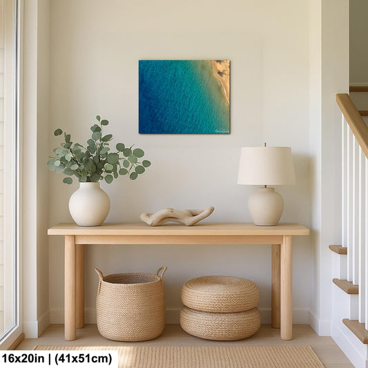 Sea Turtle Wall Art: Maui Ocean View - Tropical Coastal Decor