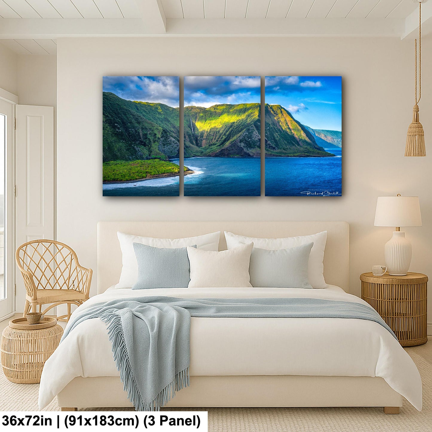 MoloKa'i Island Photo Print - Sunrise Ocean Wall Decor