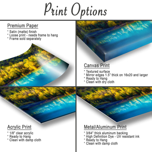 Colorado Wall Art – Bridal Veil Falls Print | Telluride Canvas Landscape Decor