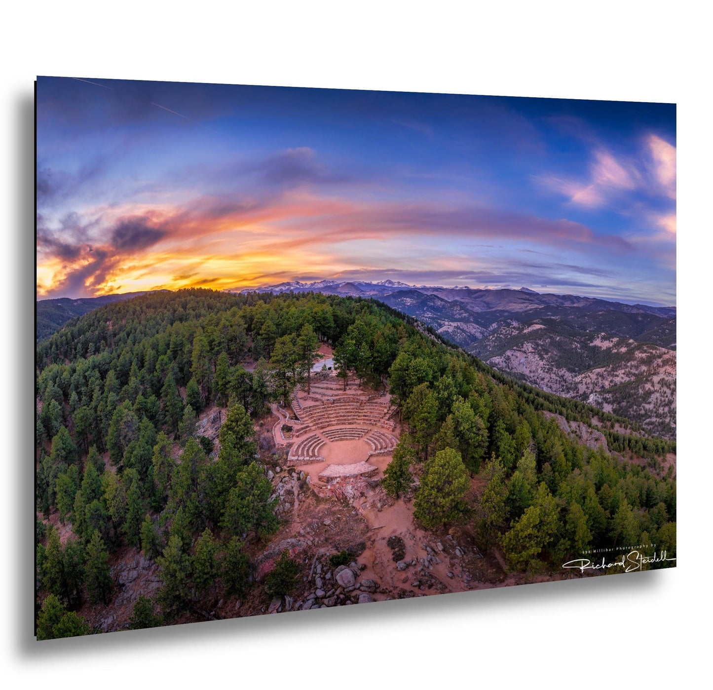 Boulder Sunrise Amphitheater Print: (Canvas, Metal or Acrylic)