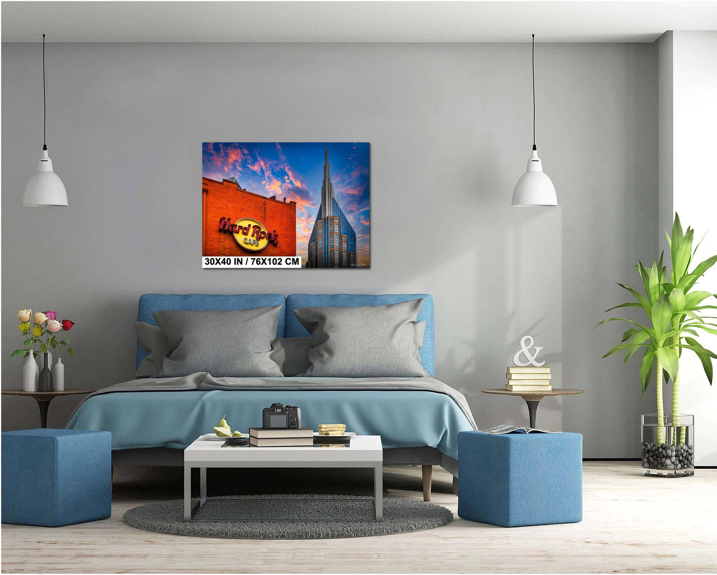 Nashville Photo Print: Iconic Skyline View (Ready to Frame)