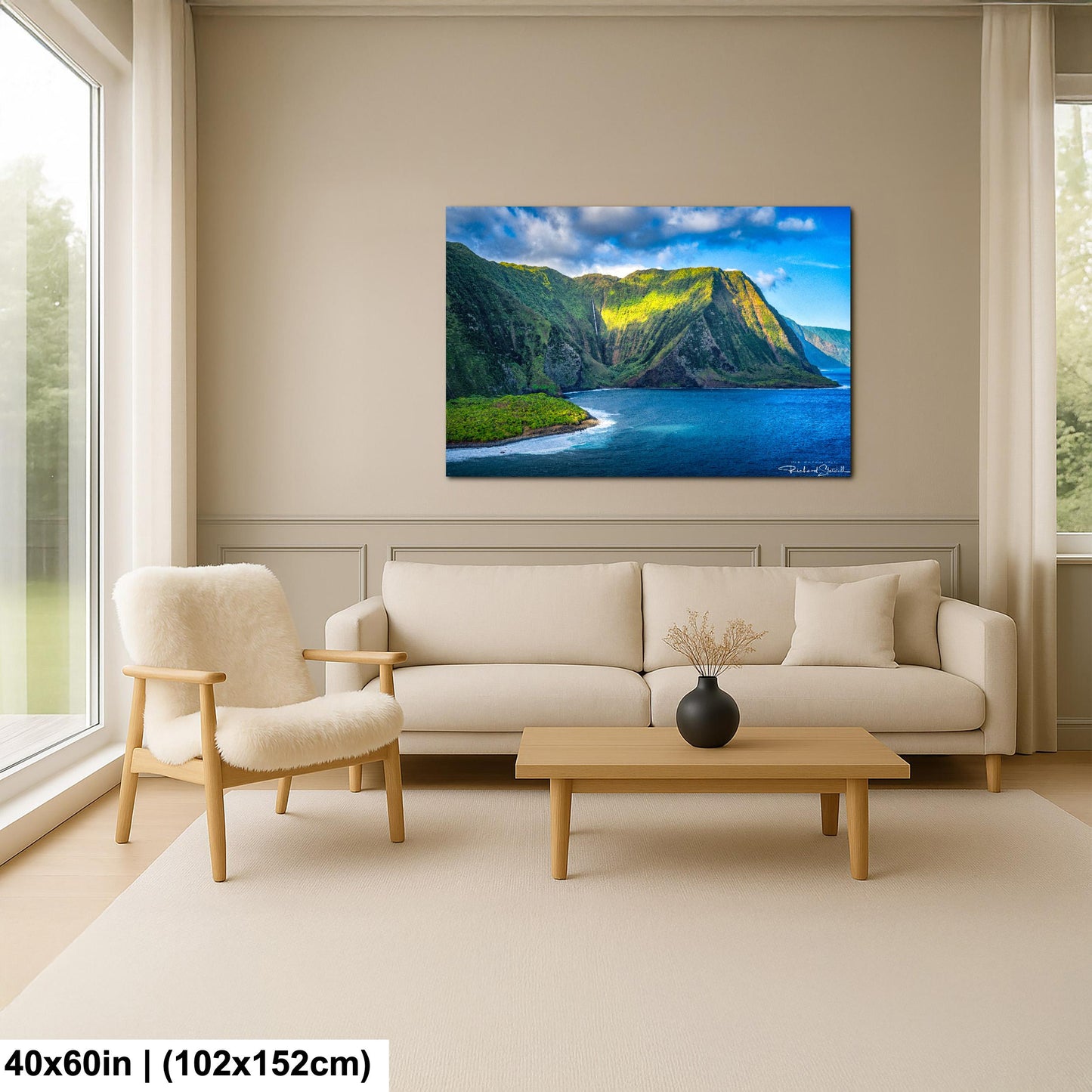 MoloKa'i Island Photo Print - Sunrise Ocean Wall Decor