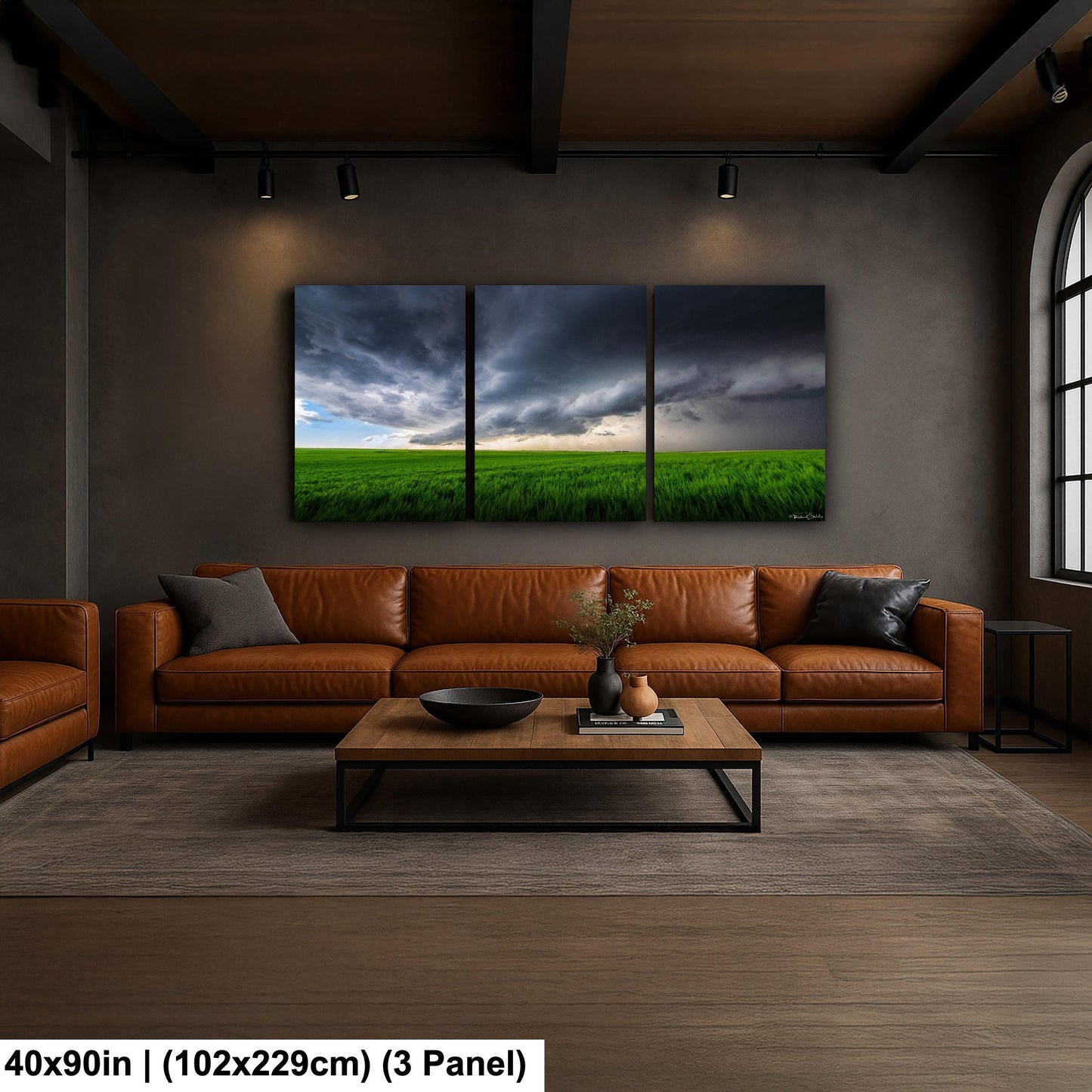 Supercell Storm Photo Print, Dramatic Clouds (Multiple Sizes)