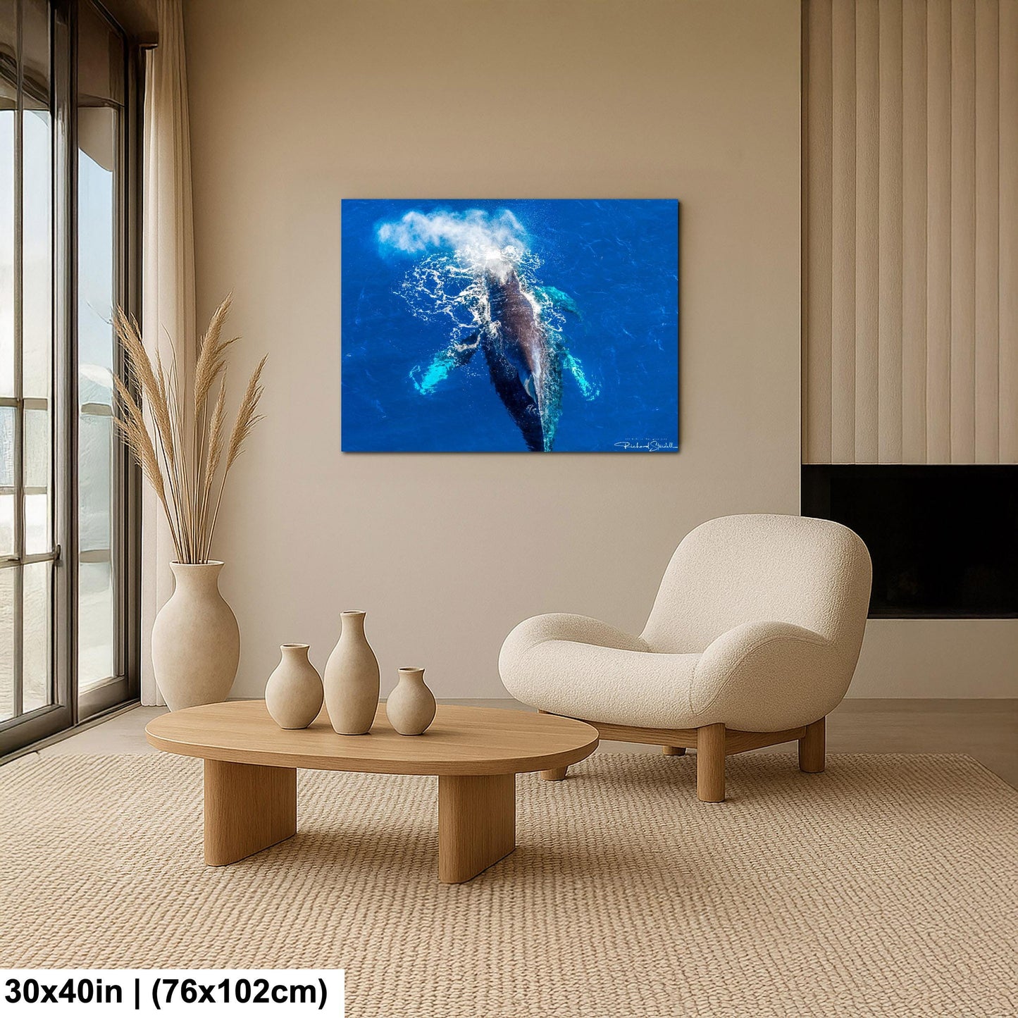 Humpback Whale Wall Art - Ocean Photo Print for Home