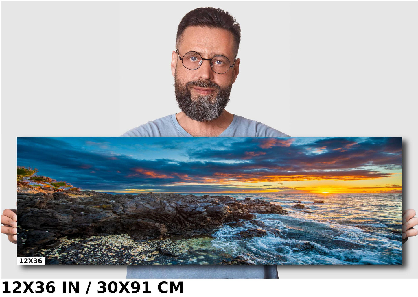 Maui Sunset Canvas Print - Vibrant Tropical Sunset | Ready To Hang Wall Decor