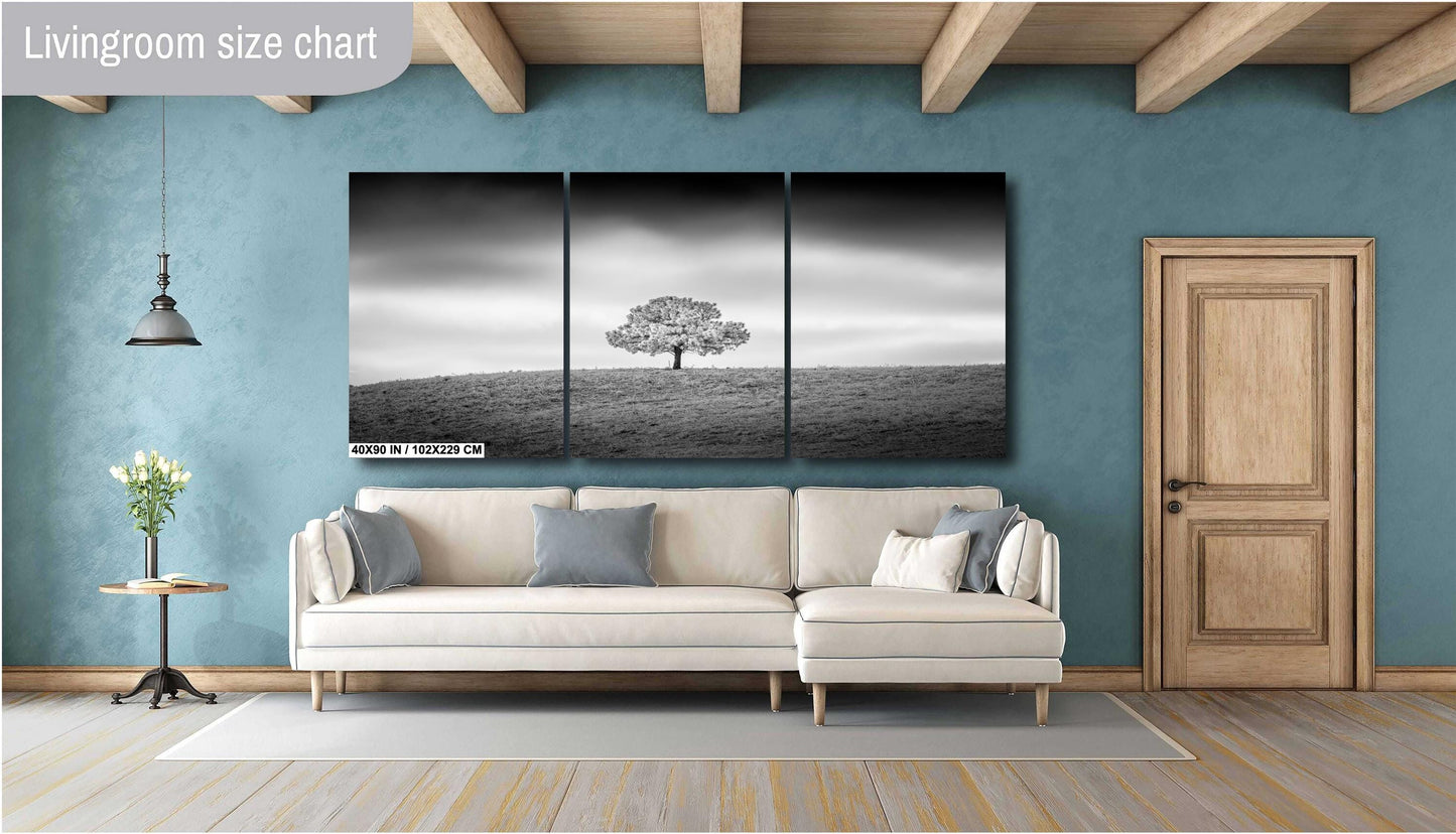 Black and White Photo Print – Minimalist Wall Art on Canvas, Metal & Acrylic Decor