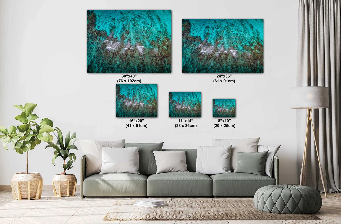 Ocean Photography Print - Coastal Landscape Art | Framed Beach Wall Art